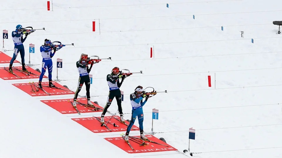 冬奧英文 biathlon 冬季兩項 (越野滑雪+步槍射擊)