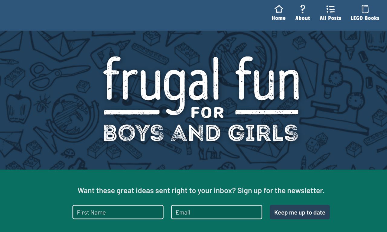 Frugal Fun for Boys and Girls