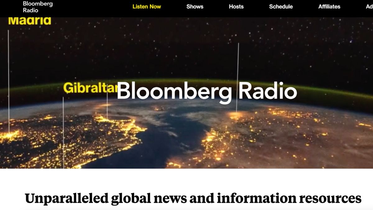 英文廣播電台 Bloomberg Radio
