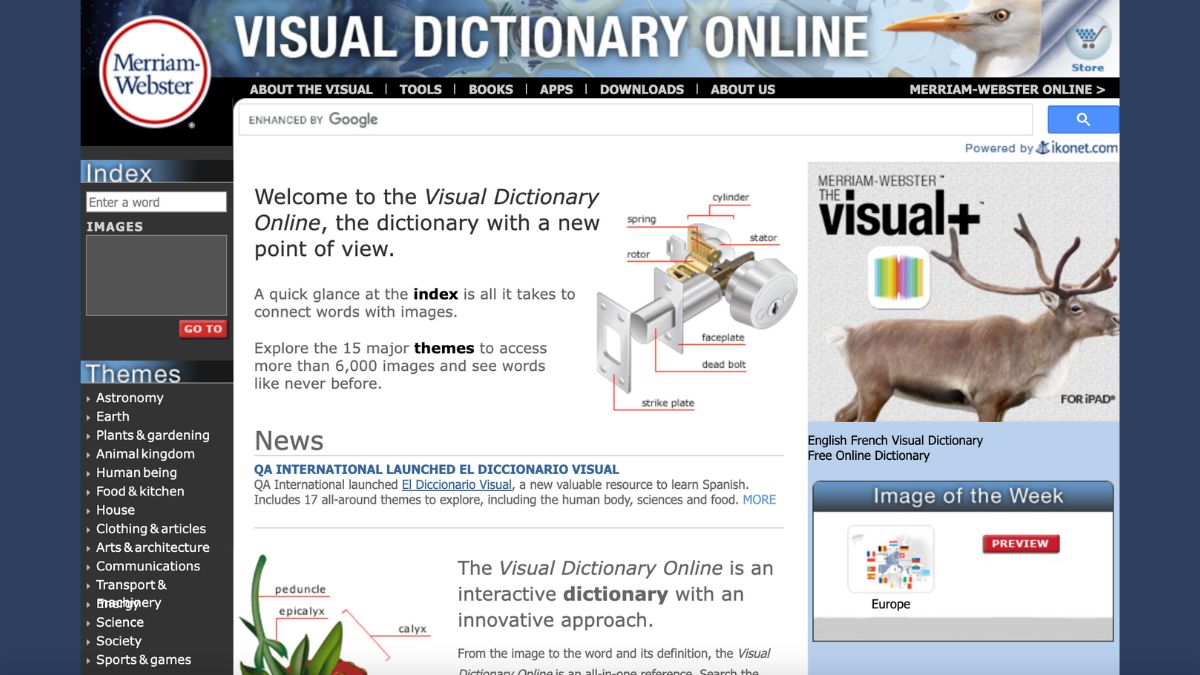 Visual Dictionary Online 英文字典推薦